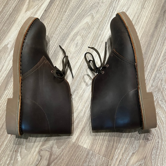 Clarks Men's Bushacre 3 Chukka Boot - Dark Brown - Picture 3 of 7